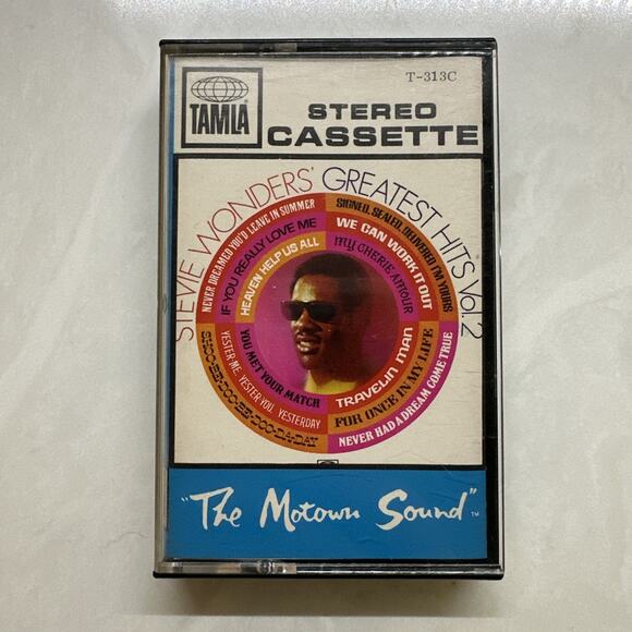 tevie Wonder Cassette Greatest Hits Vol. 2 1979 Motown Records Reissue - Picture 1 of 5
